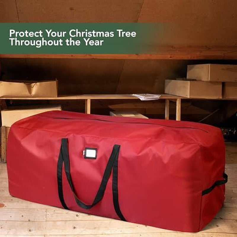 Christmas Tree Storage Bag – Heavy Duty Christmas Tree Bag Fits a 9FT Tree Red